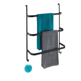 Porte-serviettes De Porte Design Irpinia - L. 54 X H. 77 Cm - Noir