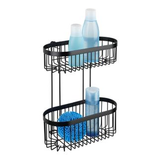 Etagère Murale De Douche Indus Classic - L. 26 X H. 33 Cm - Noir