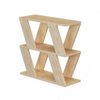 Table à Café 2 Niveaux - L.60 X H.57 Cm - Beige