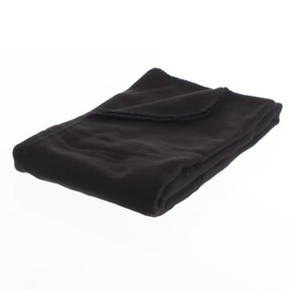 Lot 2x Plaid Polaire - 125 X 150 Cm - Noir