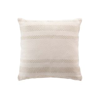 Coussin Déhoussable Altha - Coton Jacquard - 40 X 40 Cm - Ecru