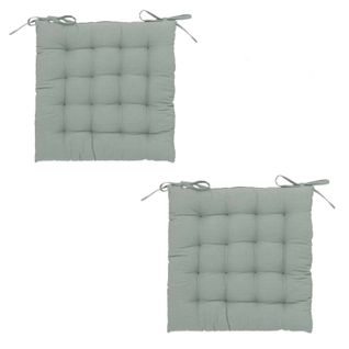 Lot 2x Galette De Chaise - Céladon