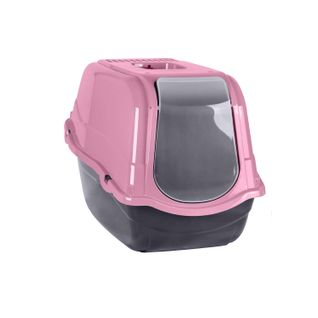 Maison De Toilette Litière Pour Chat Pixel - Rose