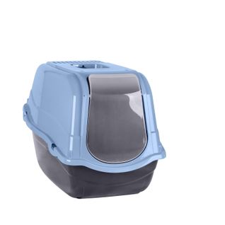 Maison De Toilette Litière Pour Chat Pixel - Bleu