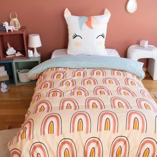 Parure De Lit Enfant Licorne - 100% Polyester 72g/m² - 140 X 200 Cm
