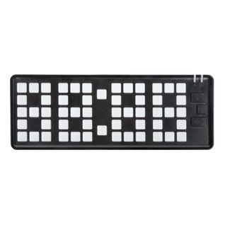 Réveil Rétro Keyboard - Noir