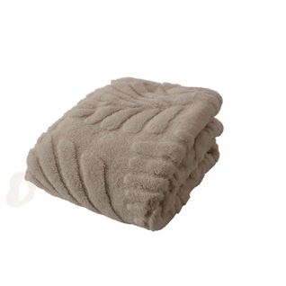 Plaid Jacquard Lodge - 170 X 130 Cm - Taupe