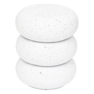 Table D'appoint Ronde Stoneto - Blanc