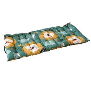 Matelas De Sol Enfant Lion - 100% Coton 120 G/m² - 55 X 120 Cm