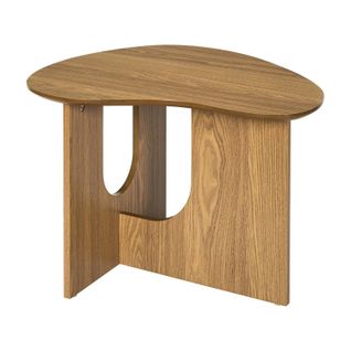 Table D'appoint Asymétrique En Bois Calypso - Beige