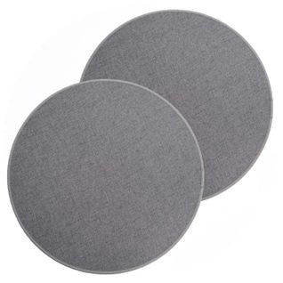 Lot De 2 Sets De Table Tissés Antidérapants - Gris