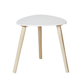 Table D'appoint Triangulaire Shelly - Blanc