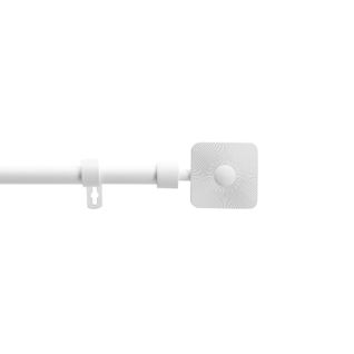 Kit De Tringle à Rideaux Extensible Sarita - L. 120 à 210 Cm - Blanc