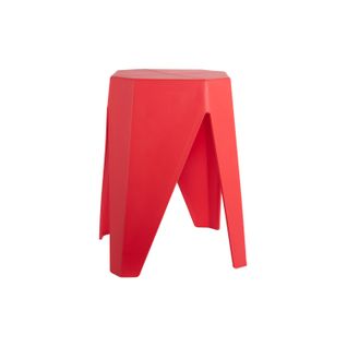 Tabouret D'appoint Empilable Cherish - Rouge
