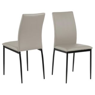 Lot De 4 Chaises De Salle à Manger Midena - Taupe