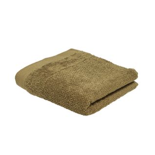 Serviette De Toilette - 100% Coton Bio - 50 X 90 Cm - Marron Bronze
