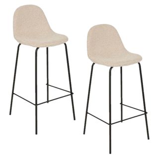 Lot De 2 Tabourets De Bar Vladi - Gris