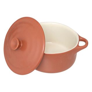 Petite Cocotte En Céramique - D. 10 Cm - Terracotta