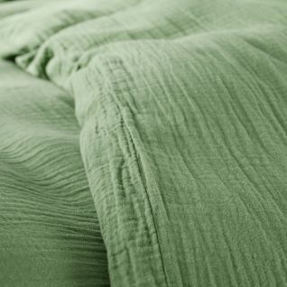Parure De Couette "noah" Gaze De Coton 260 X 240 Pour Lit 2 Places "king Size" 160 à 180 Cm