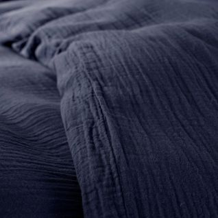 Parure De Couette "noah" Gaze De Coton 240 X 220 Pour Lit 2 Places 140 à 160 Cm