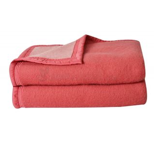 Couverture 100% Pure Laine Vierge Double Face "volta" 500 Gr/m² Toison D'or
