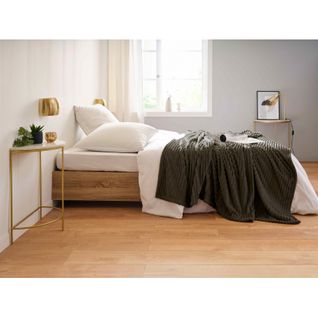 Plaid Microvelours Côtelé "dolce" 150 X 200 Cm