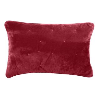 Housse De Coussin Velours - Finition Surpiqures "gipsy"