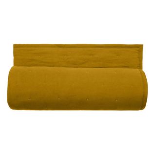 Couvre Lit Matelassé Microfibre Lavée "céleste"- Vent Du Sud - Céleste Gold - 220 X 240 Cm