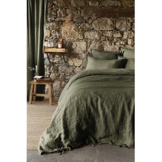 Housse De Couette "soline" - 240x220 Cm - Lin Lavé