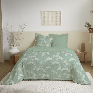 Parure De Draps 4 Pièces Pour Lit 140 X 190 Cm Landscape Menthe