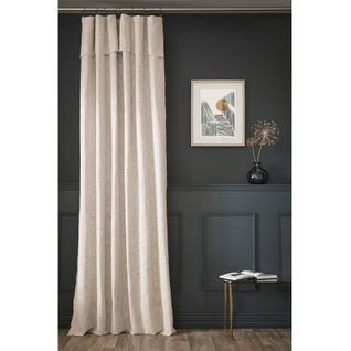 Rideau Ajustable + 8 Anneaux Pince "sixtine" 140 X 270 Cm