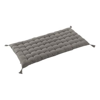 Matelas De Sol Avec Pompons Déperlant - Anti-uv Outdoor Kala En Coton 60 X 120 Cm