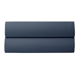 Drap Housse Percale "julian" Avec Bonnet 35 Cm - 160x200 Cm - Coton Pur