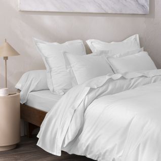 Housse De Couette Percale De Coton Peigné "julian" Toutes Dimensions