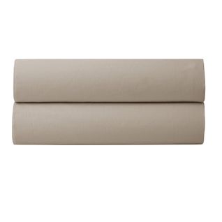 Drap Housse Percale "julian" Avec Bonnet 35 Cm - 160x200 Cm - Coton Pur