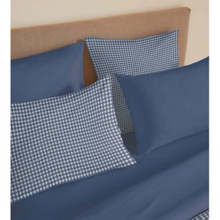 Pack Complet Housse De Couette Réversible "vanessa" 6 Pièces Pour Lit 140 X 190 Gabrielle Marine