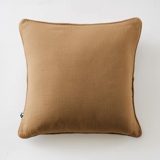 Coussin Déhoussable Avec Passepoil "gaïa" 45 X 45 Cm "gaze De Coton"