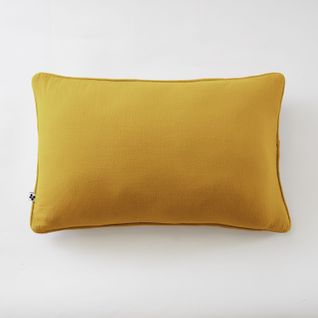 Coussin Déhoussable Avec Passepoil "gaïa" 40 X 60 Cm "gaze De Coton"