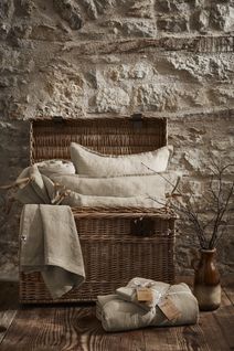 Taie D’oreiller 60 X 60 Cm – Lin Lavé Français Luxe Soline - Lin