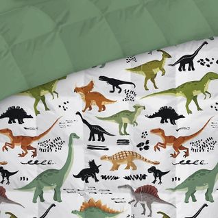 Couette Imprimée 220x240 Cm Avec Taies Coton Cretace