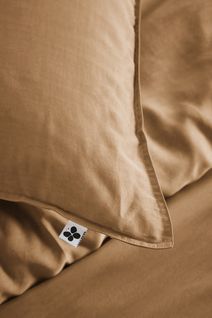 Taie D’oreiller 50 X 70 Cm En Lyocell – Modèle Lysandre Camel