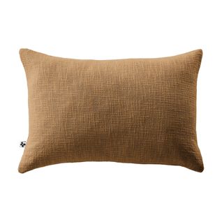 Coussin Déhoussable 40 X 60 Cm – 100 % Coton Texturé – Sixtine Camel