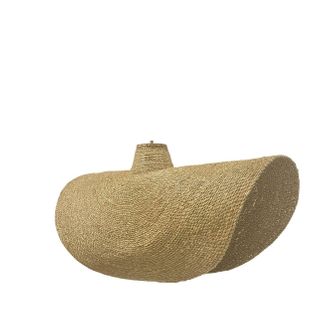 Abat-jour Kleia Marron Herbe Marine D32cm