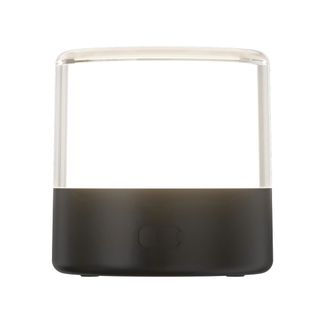 Lampe De Table Sans Fil Bolo Noir Plastique H10cm