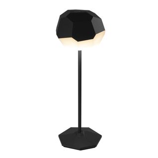 Lampe De Table Design Stone Noir Aluminium H33cm