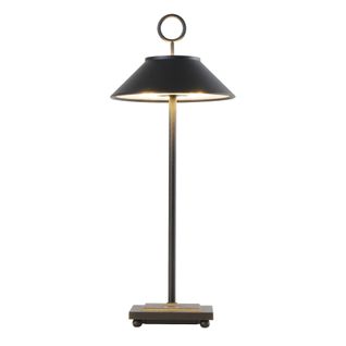 Lampe De Table Sans Fil LED Marais Noir Aluminium H28,4cm