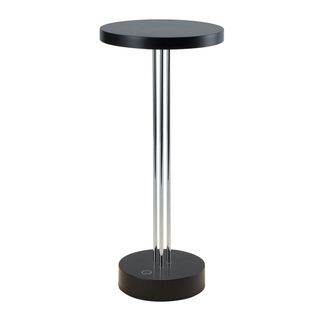 Lampe De Table Sans Fil LED Trizio Noir Aluminium H33cm