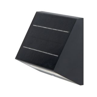 Applique Murale Solaire Ecostep Noir Aluminium H14,1cm