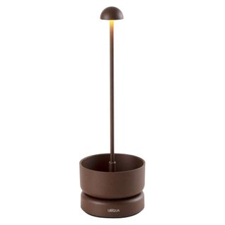 Lampe De Table Basket Corten Bronze Aluminium Hauteur 31cm