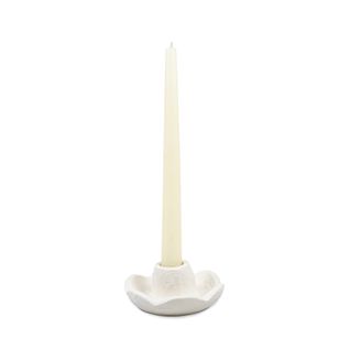 Bougeoir - Céramique Blanche - Oro